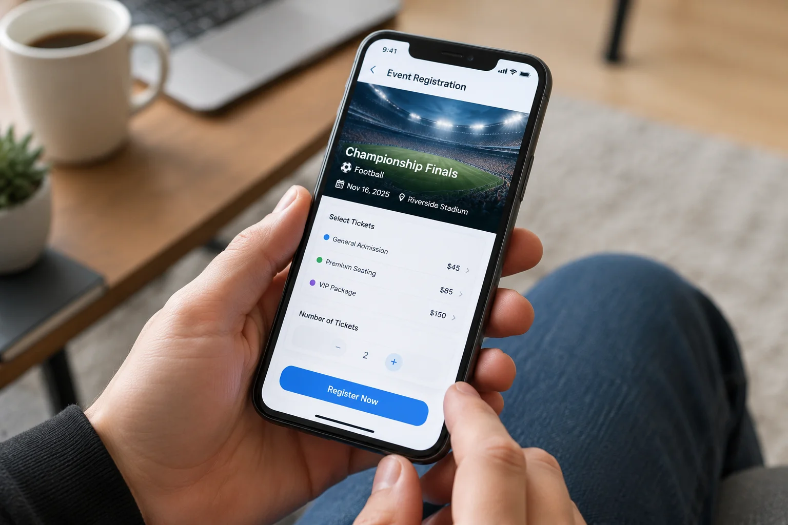 Inscription au tirage au sort Ticketmaster